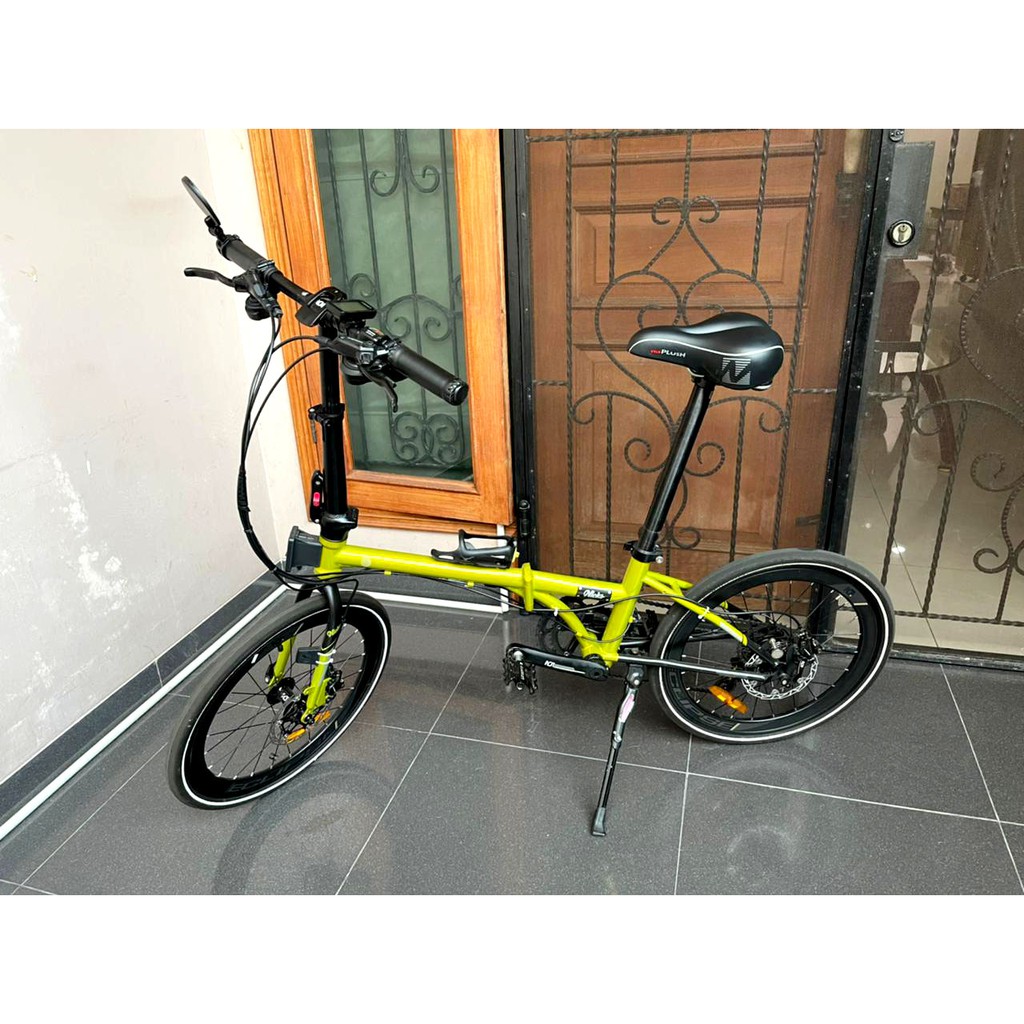 Sepeda Lipat Element Nicks 451 2020 22 Inch Chromoly Jarang Pakai, Upgrade Shimano Zee