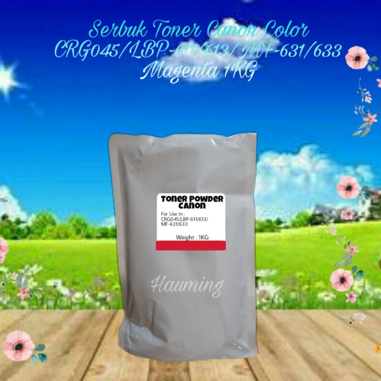 Serbuk Toner Canon CRG 045 CRG045 LBP612 LBP611 LBP613 MF631 MF632 MF633 MF634 Magenta 1kg