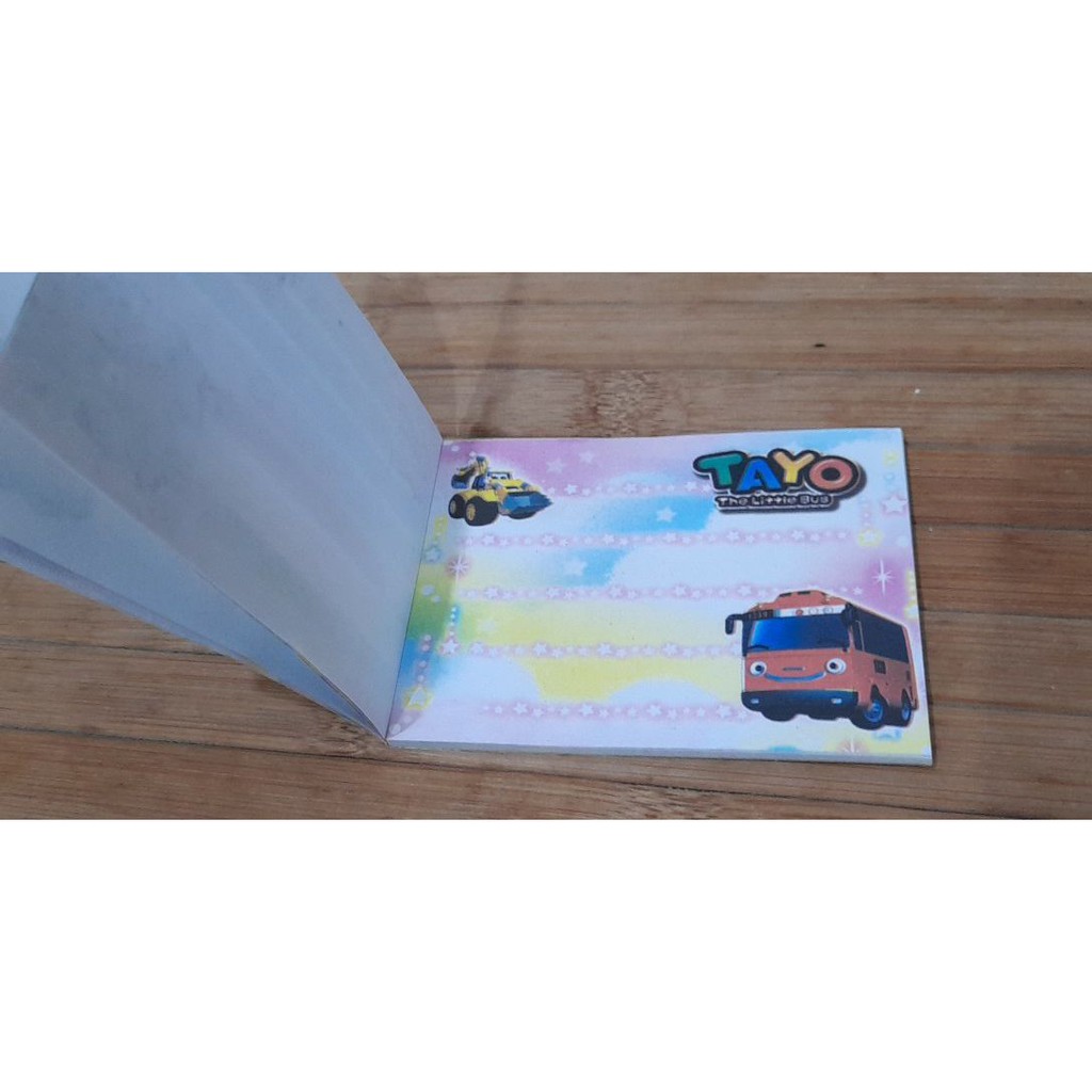 Notebook Mini Motif Karakter Buku Catatan Memo Kecil Anak