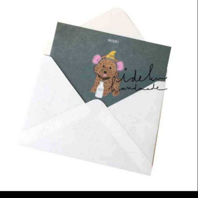 

Anabul Blank Card Ideku Handmade