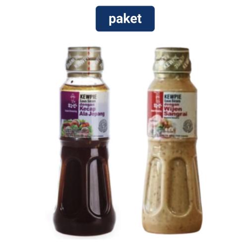 

Kewpie Saus Siram Kecap Ala Jepang 200 ml + Kewpie Saus Siram Wijen Sangrai 200 ml
