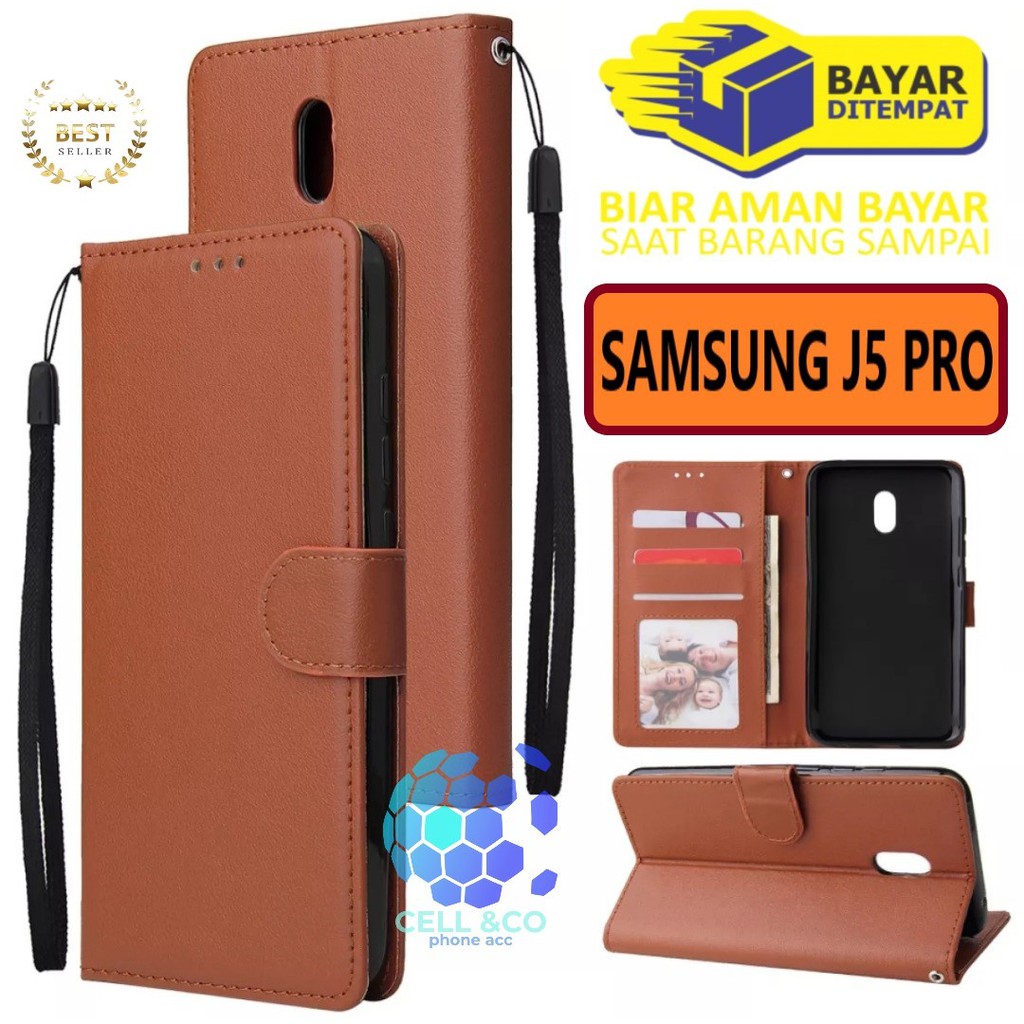 Flip cover SAMSUNG J5 PRO Flip case buka tutup kesing hp casing flip case leather wallet