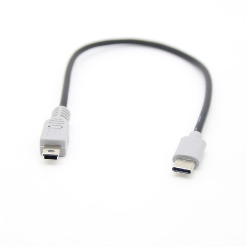 VIVI   1M USB Type C 3.1 Male To Mini USB 5 Pin B Male Plug Converter OTG Adapter Lead Data Cable for Mobile Macbook Accessories