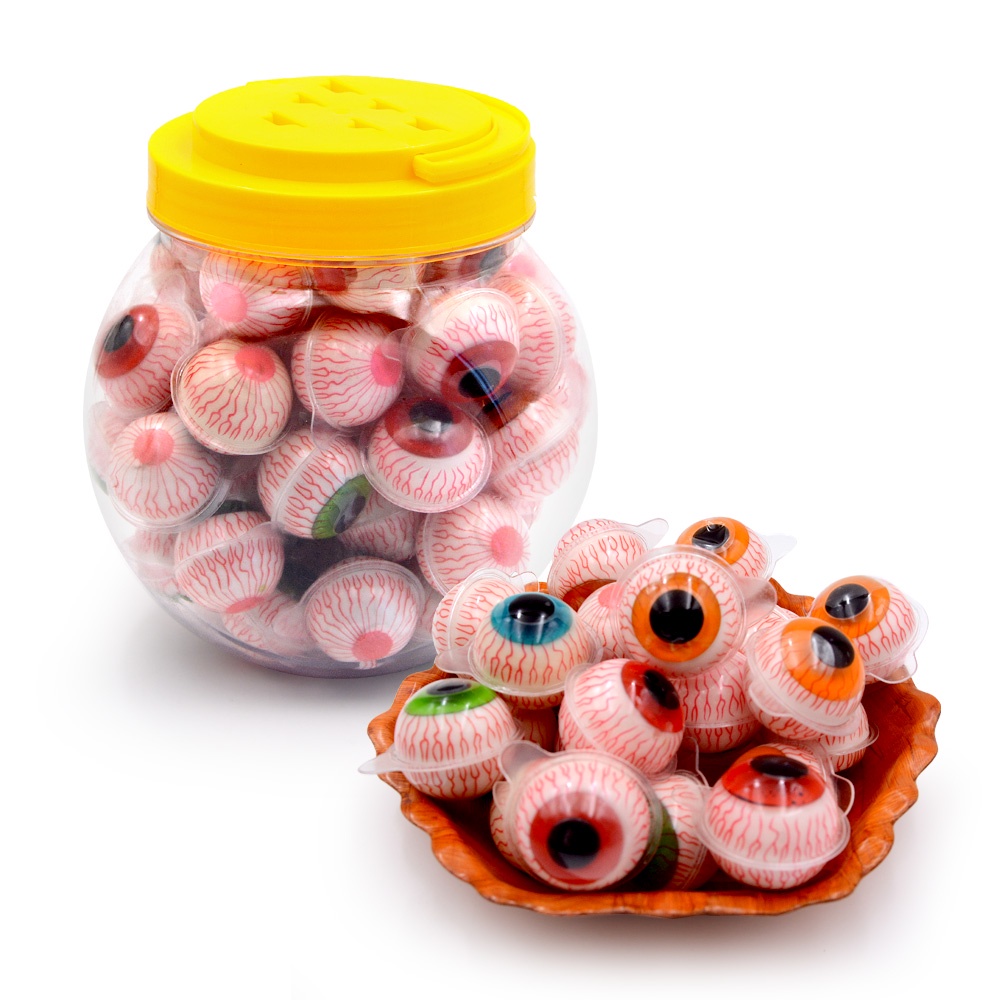 

[EYE BALL ] TERMURAH 1 TOPLES REPACK ⚡ MATA Bubble Gum / Permen Karet Viral Korea / Kemasan Mirip Trolli EYE Gummy | Permen karet Jelly Viral HALAL / Planet Bubble Gum 100 PERSEN HALAL /