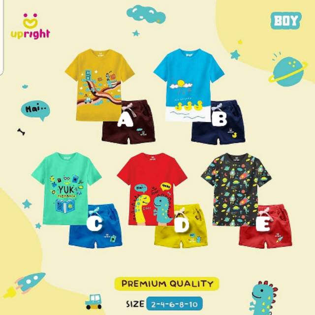 Setelan Upright / Setelan Anak / Setelan Mix Upright