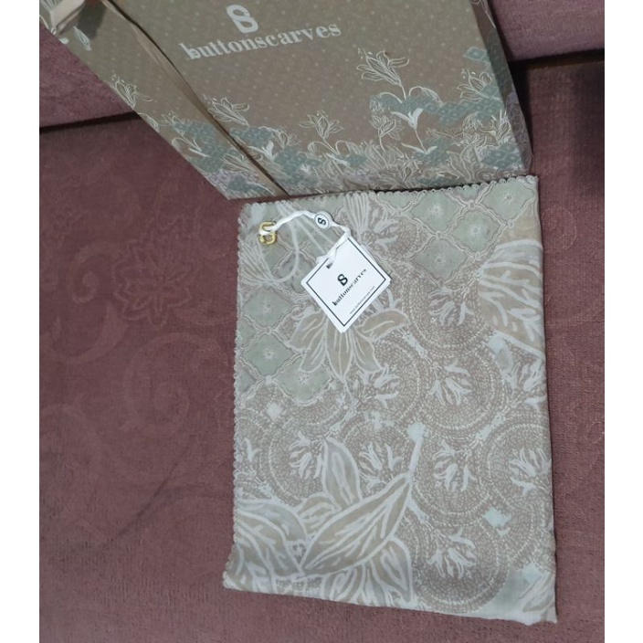 Buttonscarves  Maharani Khaki