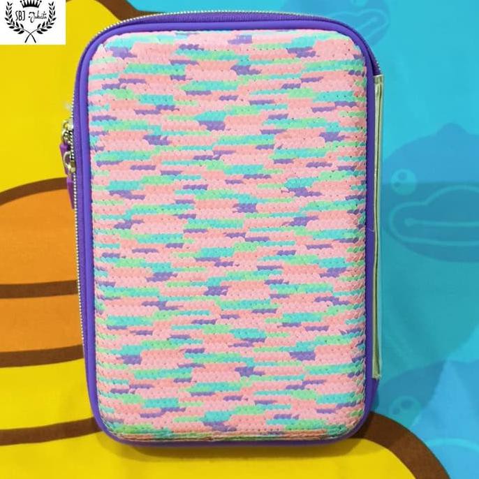 

Promo !!!! Termurah !!! Tempat pensil Smiggle Hardcase 3D EVA waterproof Panda Sequin Original
