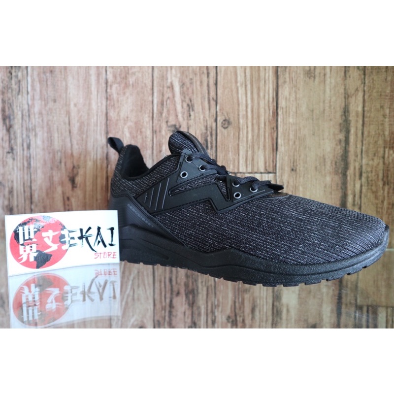 SEPATU MURAH AEROSTREET ALPHA HITAM (SIZE 40-44)