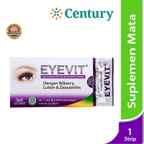 Eyevit Tablet 1 Strip/ Suplemen Mata/ Vitamin Mata