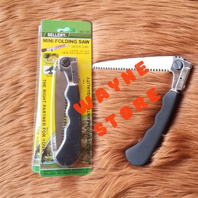 MINI FOLDING SAW / GERGAJI LIPAT KEBUN  SELLERY 06-130