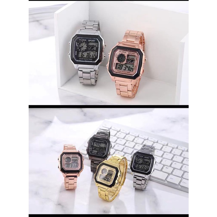 Jam Tangan Pria SW295-3 Jam Tangan Rantai Jam Tangan Cowok Jam Pria Jam Cowok Jam Cowo Jam Rantai Cowok Jam Tangan Murah