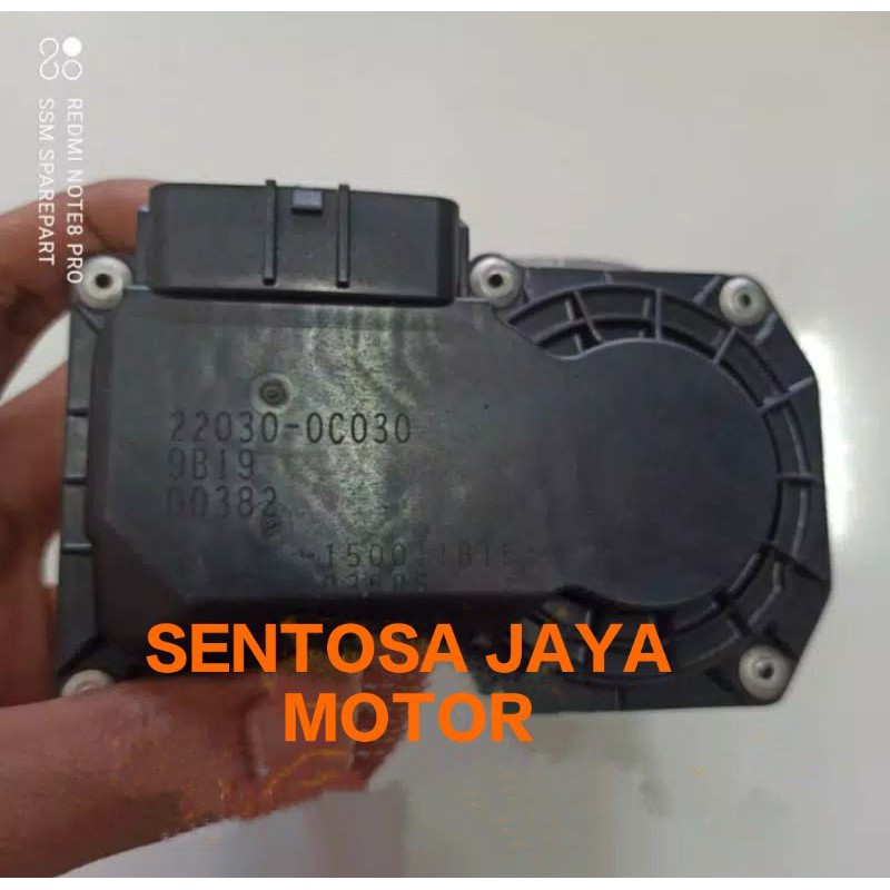 TROTOL THROTTLE BODY TOYOTA INOVA INNOVA FORTUNER HILUX 3000CC ORIGINAL 22030-0C030