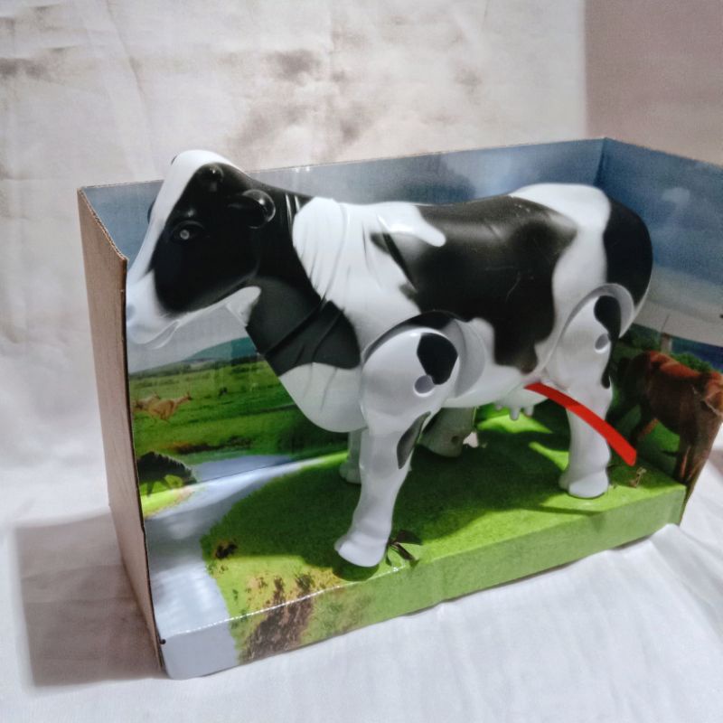 Mainan anak hewan sapi ready