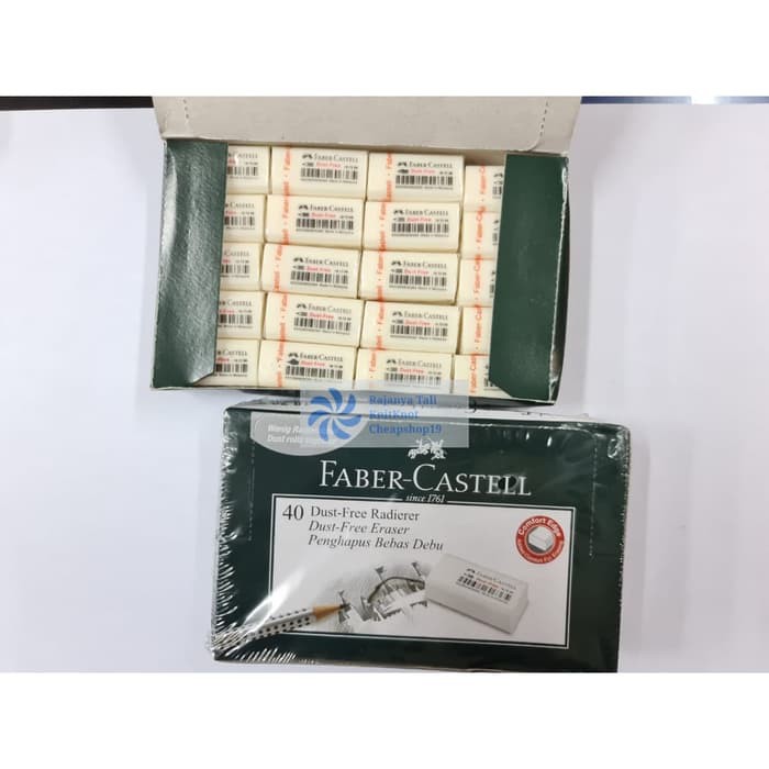 

Penghapus Faber Castell Kecil PUTIH / Faber Castle 1DUS RJT