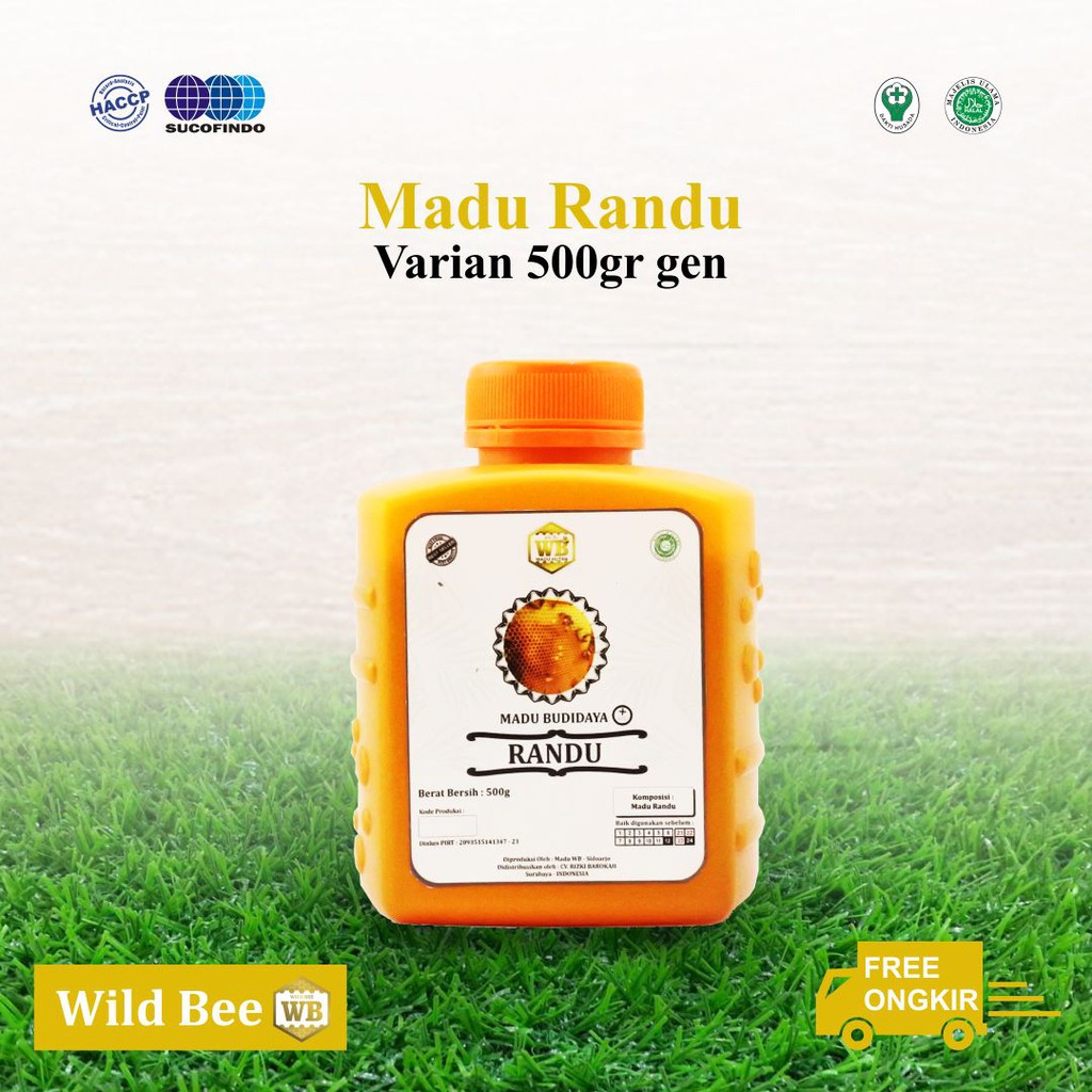 

Madu Randu 500 gr / Lebah Apis Melifera - Garansi Murni & Asli 100% - Wild Bee-kemasan ekonomis