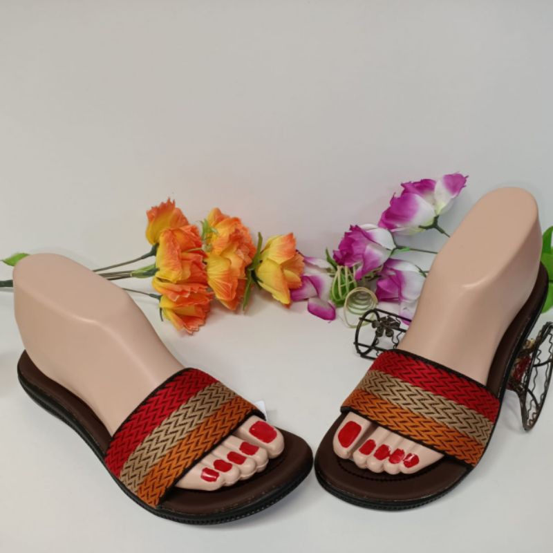 Sandal Turki Wanita / Sandal Wanita Turki Slop/Sandal Turki Adesa/Sandal SlopTurki Rajut Ozawa