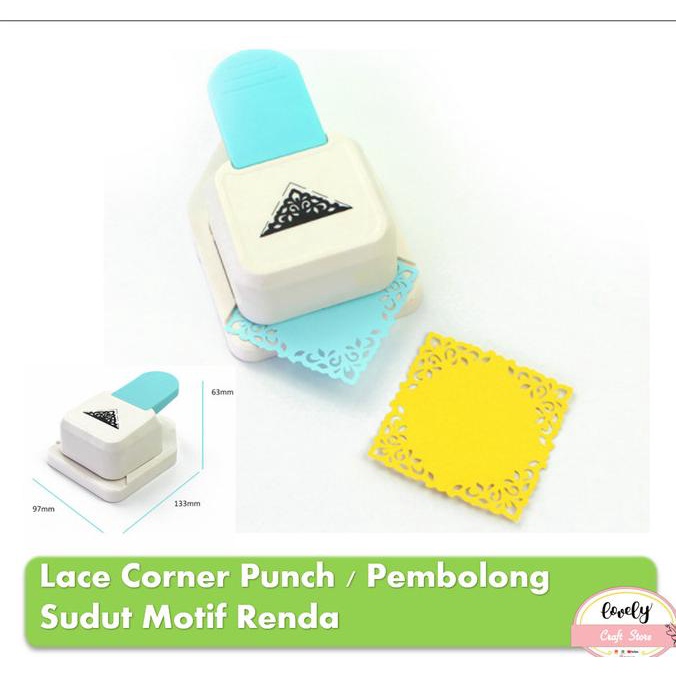 

Corner Lace Punch Pembolong Sudut Pemotong Kertas Sudut Renda/Lace Terbaru