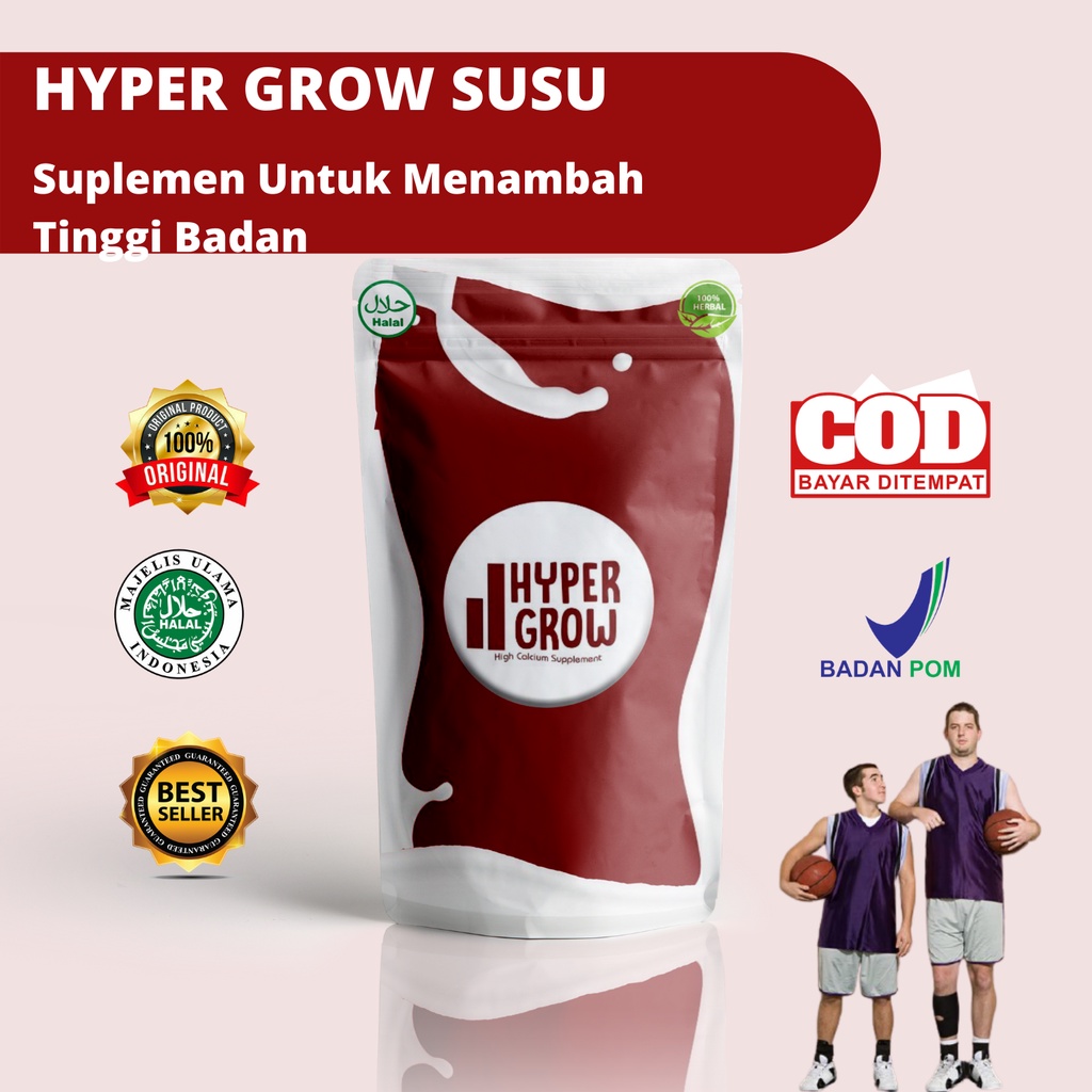 

[COD] SUSU HYPER GROW – Susu Penambah Tinggi Badan Cepat | Vitamin Pertumbuhan Tulang Tinggi Badan