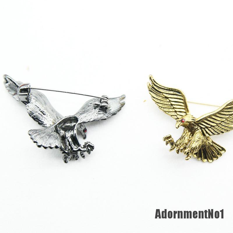 (Adornmentno1) Pin / Bros Burung Elang Model Vintage Untuk Pria