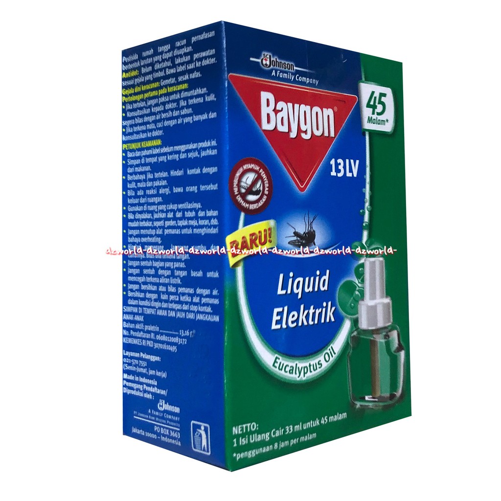 Baygon Liquid Elektrik Eucalyptus Oil Silky Jasmine 45malam Isi Ulang Refill Obat Nyamuk Baygon Liquid Elektrik Refil Obat Nyamuk Cair Listrik 45 hari