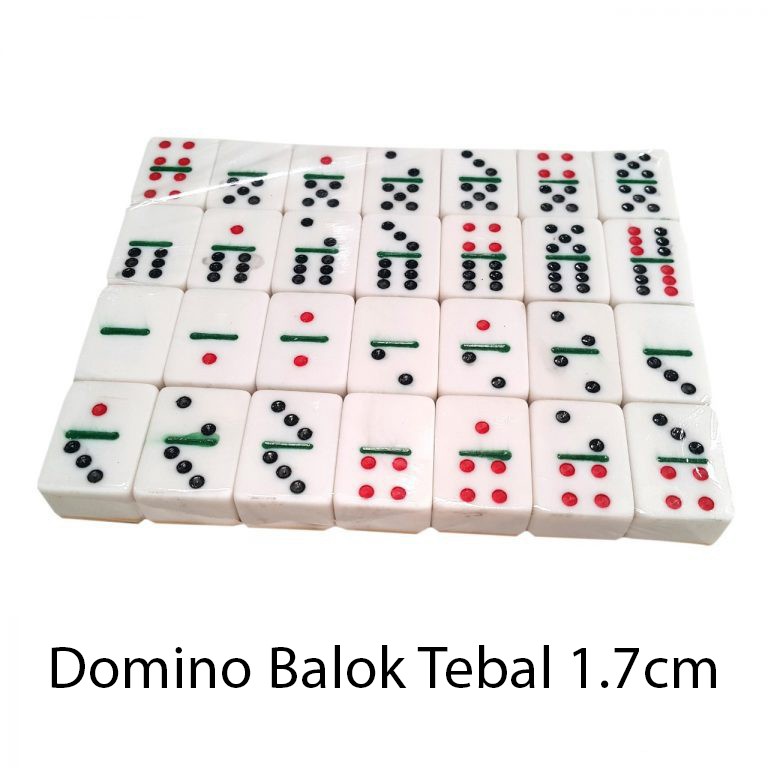 Kartu Domino Balok Tebal 1 cm / Gaple QQ Mahjong DT-288-TH