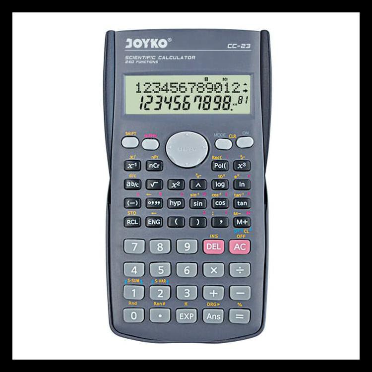 

Terlaris Calculator / Kalkulator Joyko Cc-23 / Scientific / 240 Functions Keren