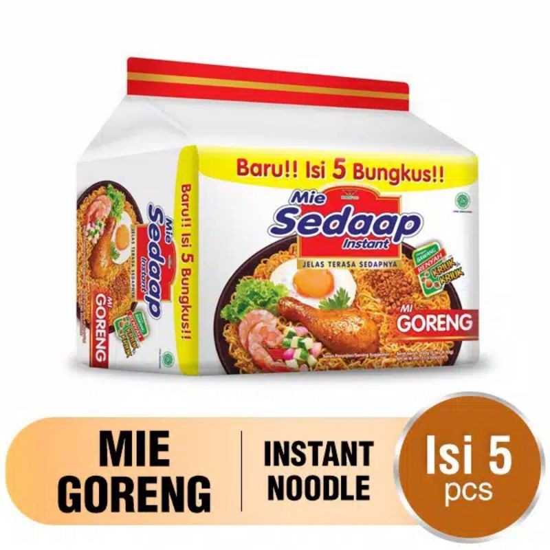 

Mie Sedaap Goreng / Soto Isi 5 pcs