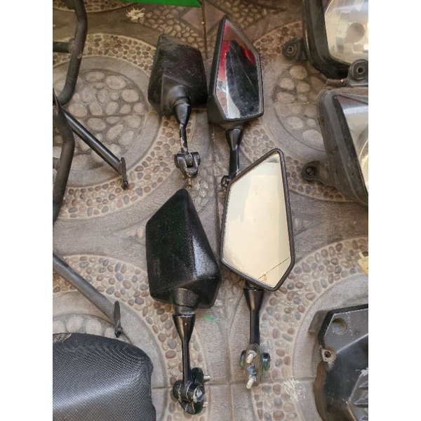 kaca spion asli standar pabrik kawasaki ninja 250 r karbu 4tak 250cc 250r original ori carburator ca