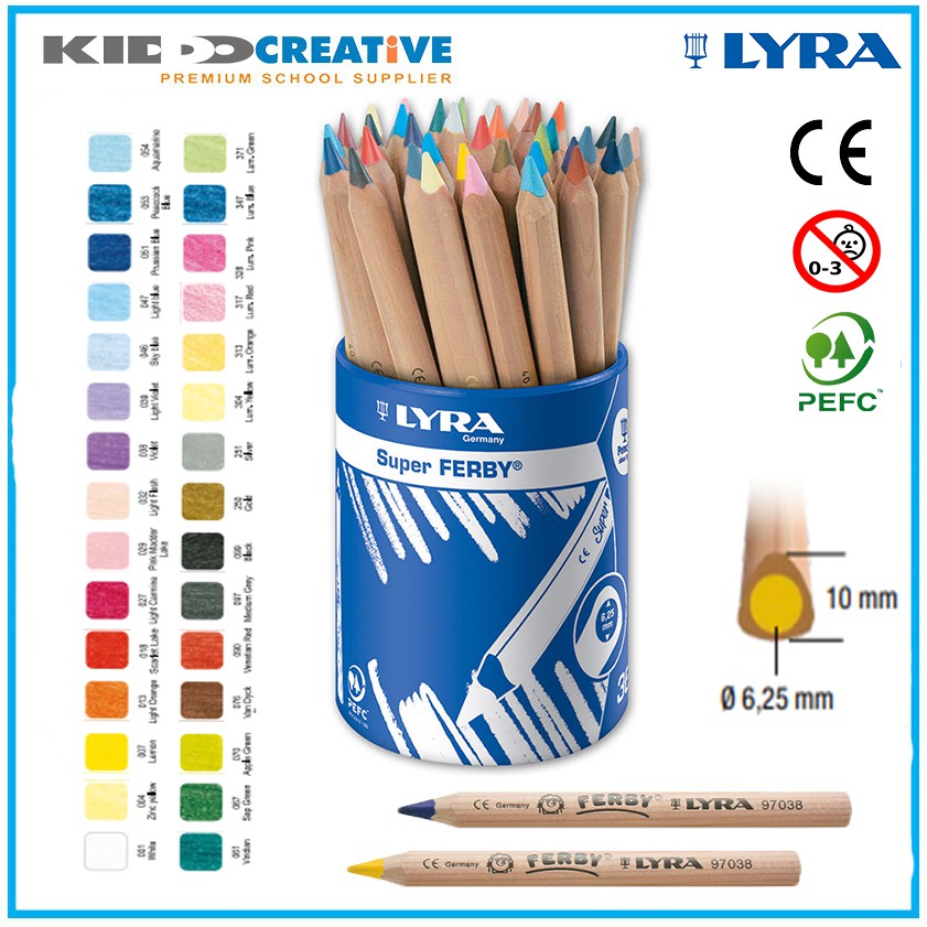 

LYRA FERBY 36 PENCILS COLOURS