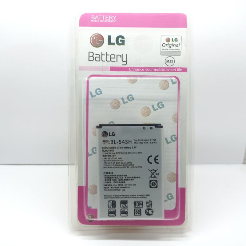 BATERAI BATRE LG MAGNA H502F / G3 Beat / D724 / D335 / L80 / L90 / BL54SH Original