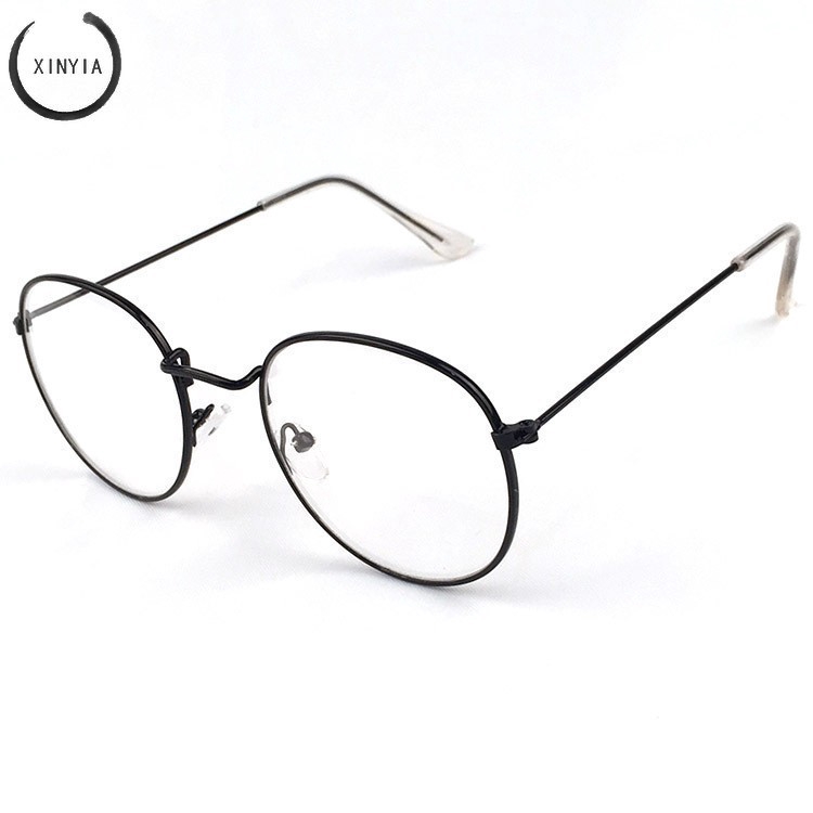 Retro Round Sunglasses Colorful Ocean Glasses Lens Kacamata Alloy Frame Vintage Eyewear