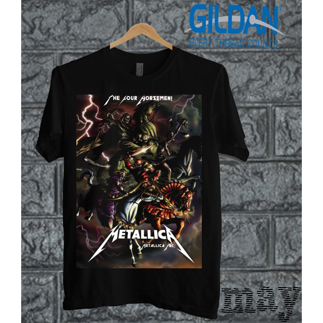 KAOS BAND METALLICA TSHIRT MUSIK ORIGINAL GILDAN SOFTSTYLE METALLICA 02