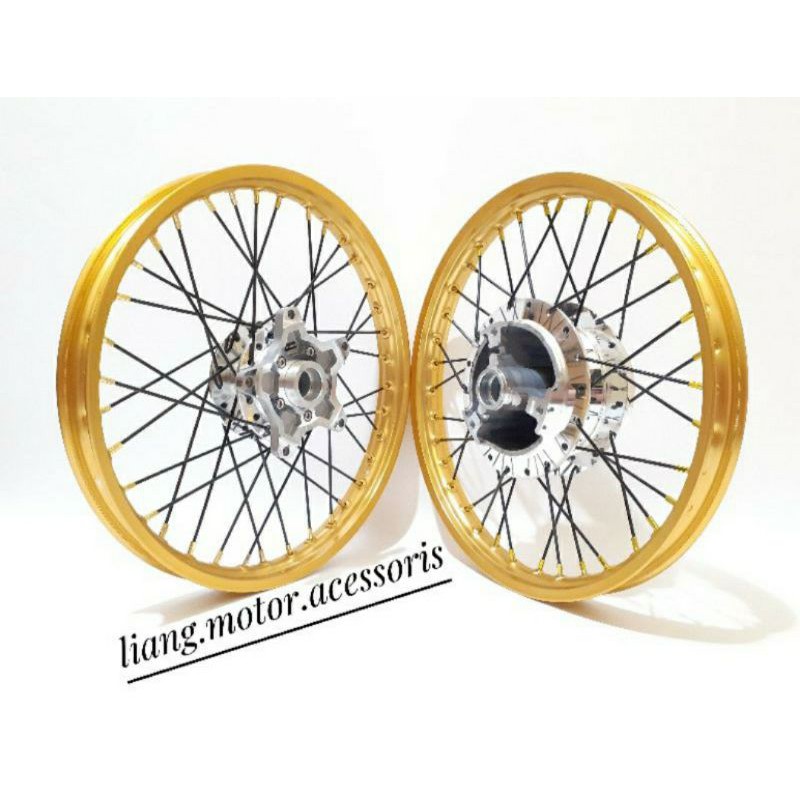 Sepaket Velg TDR Ring 17 Tromol Set Jari2 - Yamaha Vixion-R155/R15VVA/V3/XSR155/MT15