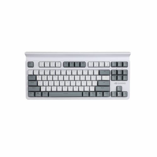 MECA FIGHTER ICE TKL EDISI KHUSUS WHITE+GREY - Switch Black Digital Alliance Keyboard Gaming DA