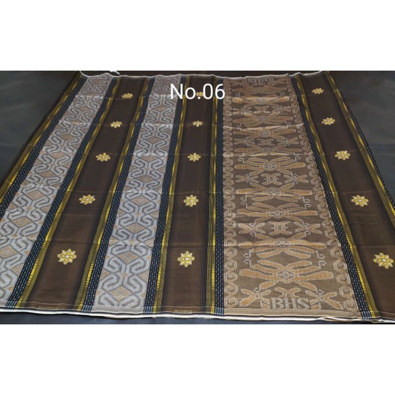 BHS Afkir Sarung BHS Afkir Sarung Tenun BHS Excellent Copper Mesres Motif Jacquard Mix Gold Silver N