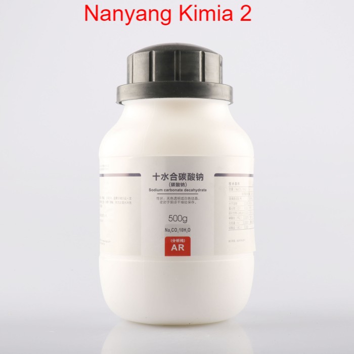 Sodium Carbonate Decahydrate, Analytical Reagent (AR) 500g