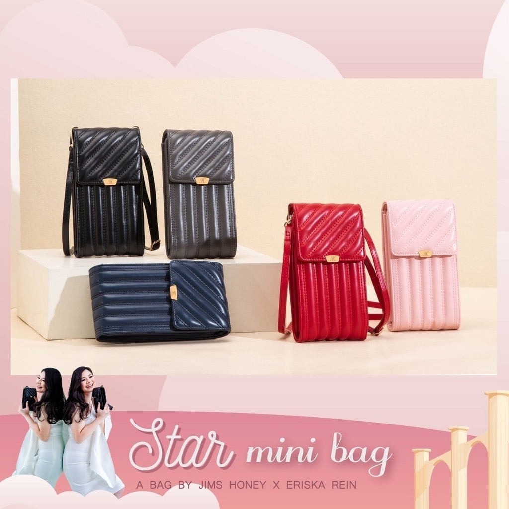 Star Mini Bag | JIMS HONEY | Tas Wanita Mungil Mini Import Murah | 100%