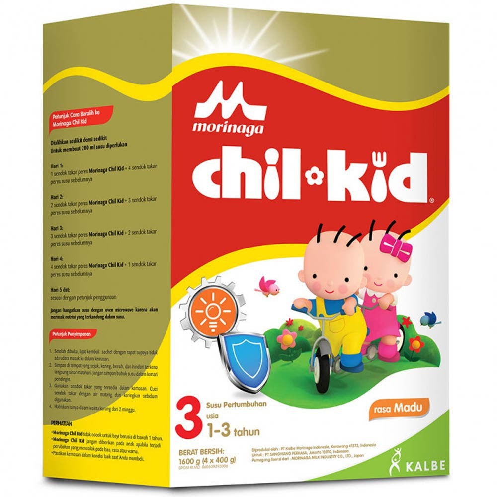 Chil Kid Gold Vanila Madu 1600 GRAM (4x400Gr)