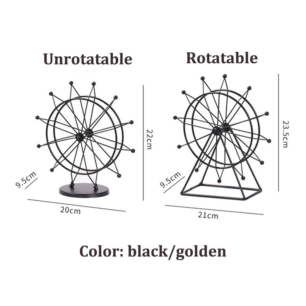 Populer Ferris Wheel Model Kreatif Dapat Diputar Nordic Desktop Ornamen