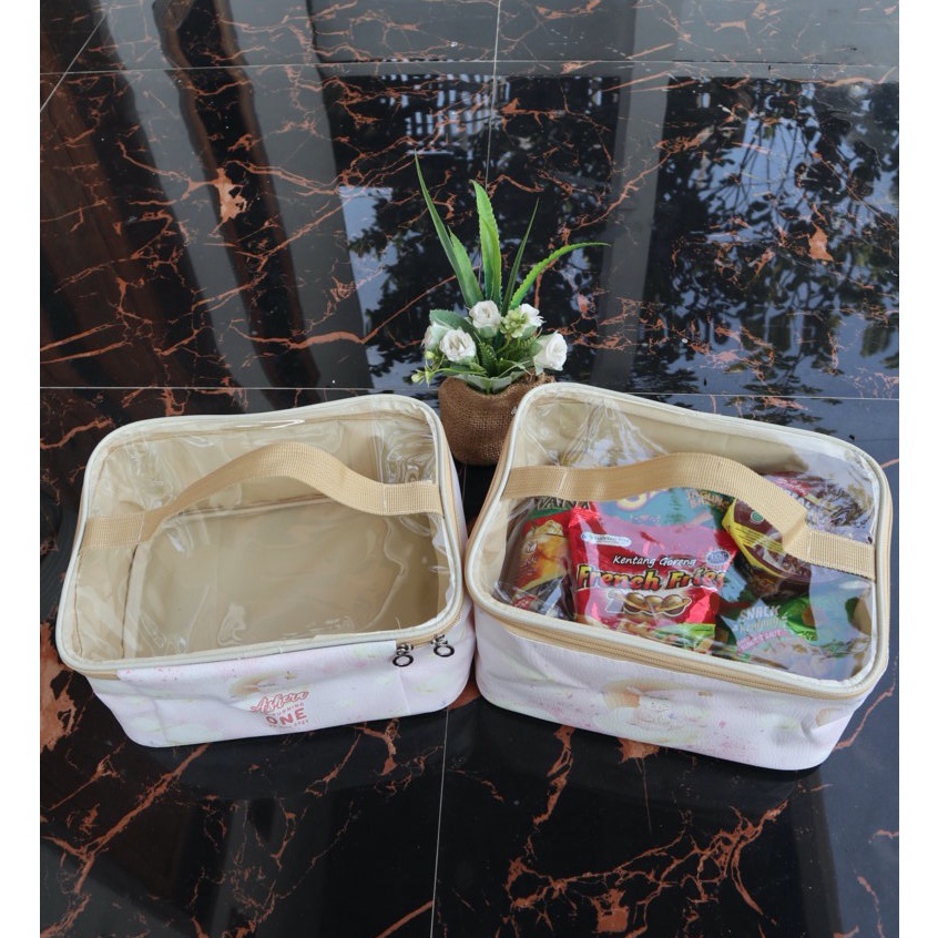 

Souvenir Ultah Mewah Lunch Bag Mika Custom/ Tas Bekal Custom