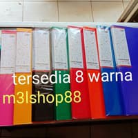 

Clear holder 20 lembar/dokumen keeper/map plastik ukuran folio (f4) merk folder one (1 pcs)