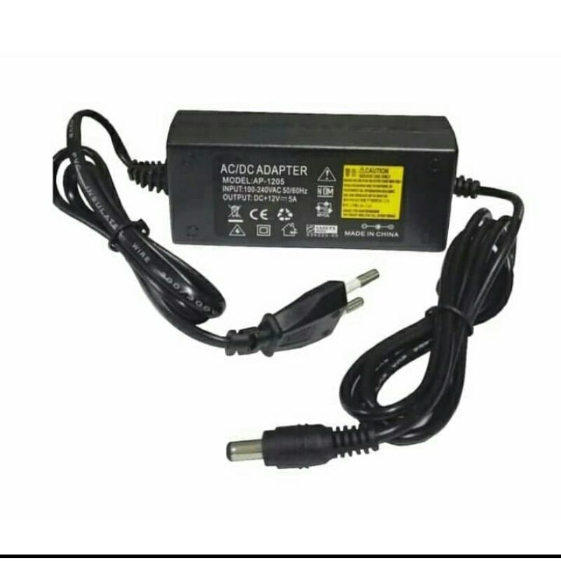 ADAPTOR AC/DC 12 VOLT 5 AMPERE