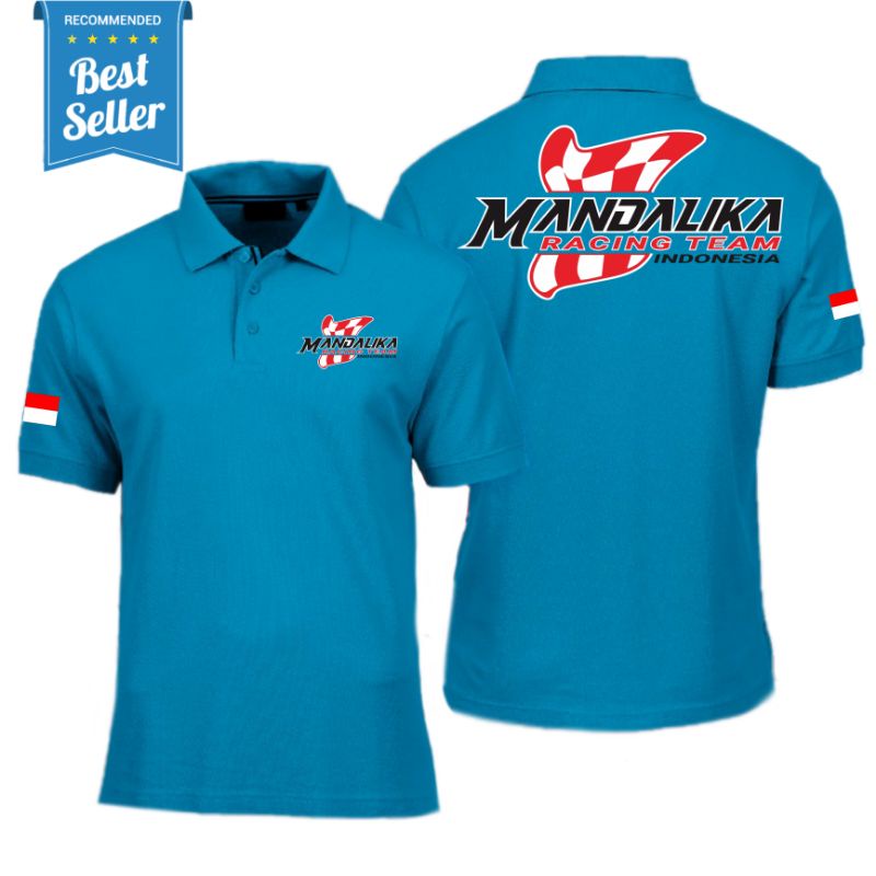 Polo Shirt Mandalika / Kaos Kerah Mandalika / Kaos Polo Mandalika Racing Team 2022