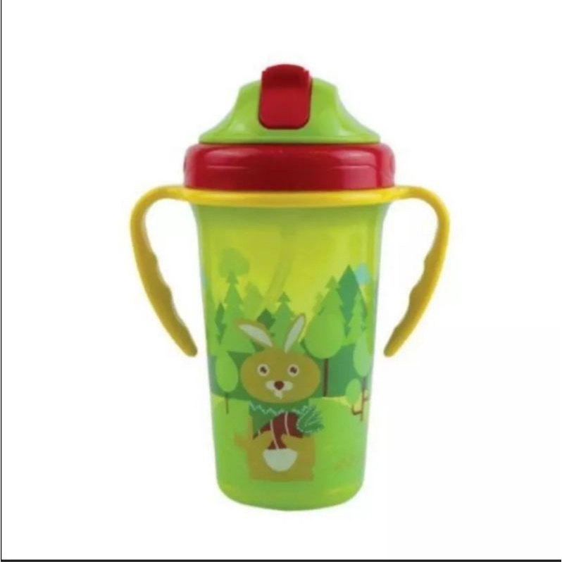 BabySafe Training Cup with Straw 300ml Green Jp020