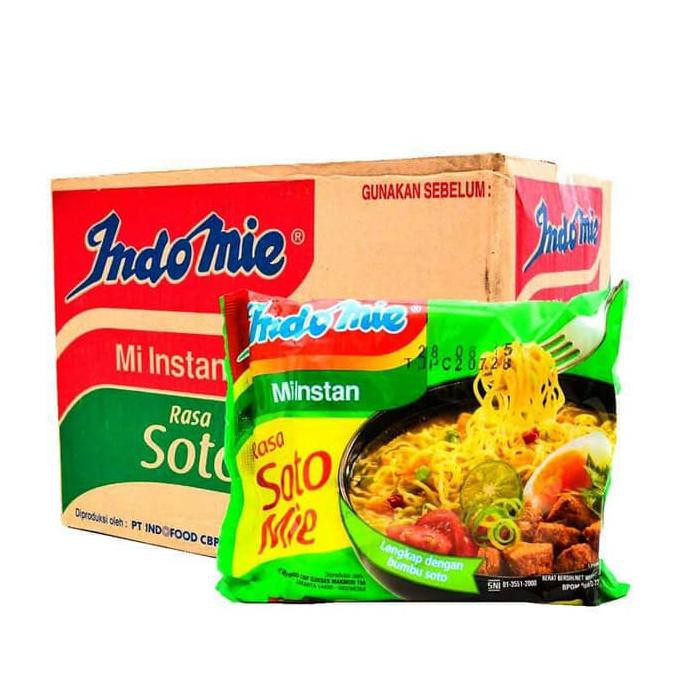 

Terlaris# Indomie Soto Mie Instant 75Gr 40Pcs / 1 Karton - Soto, Mie Keriting