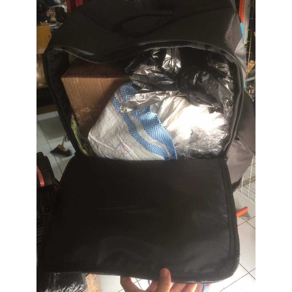 Tas Ransel Cooler bag Delivery kurir cargo Aluminium Box Motor layan pesan antar Ojol makanan Online