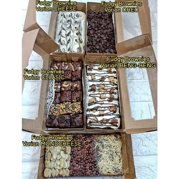 

Brownies Fudgy Homemade (Tanpa Pengawet)