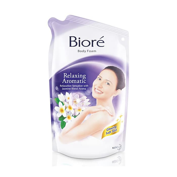 Biore Body Foam Glowing Soft Skin Refill 450ml