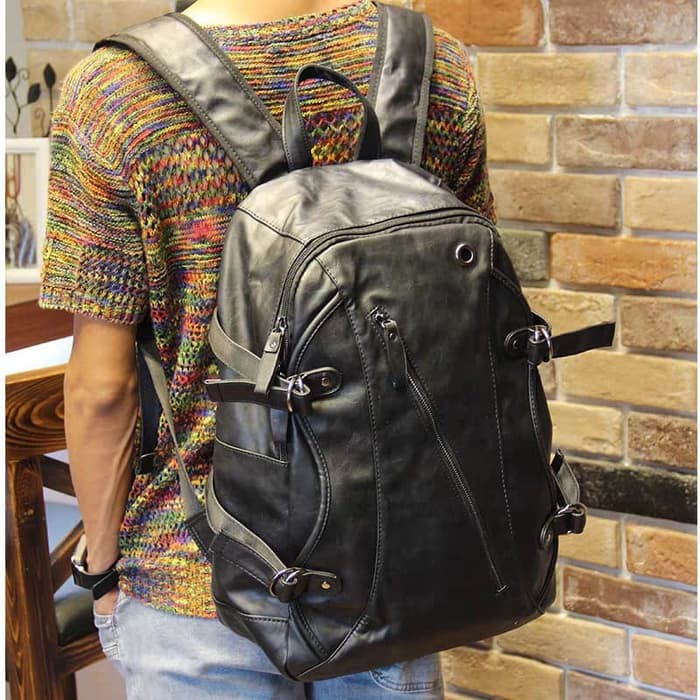 Tas Ransel Pria Impor LAGOS (ada tempat laptop+bolongan mp3)