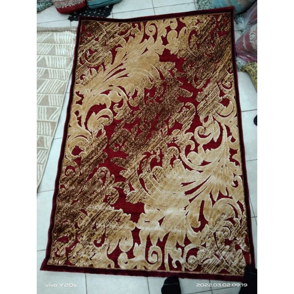 Karpet permadani dusty red 120 x 160 cm